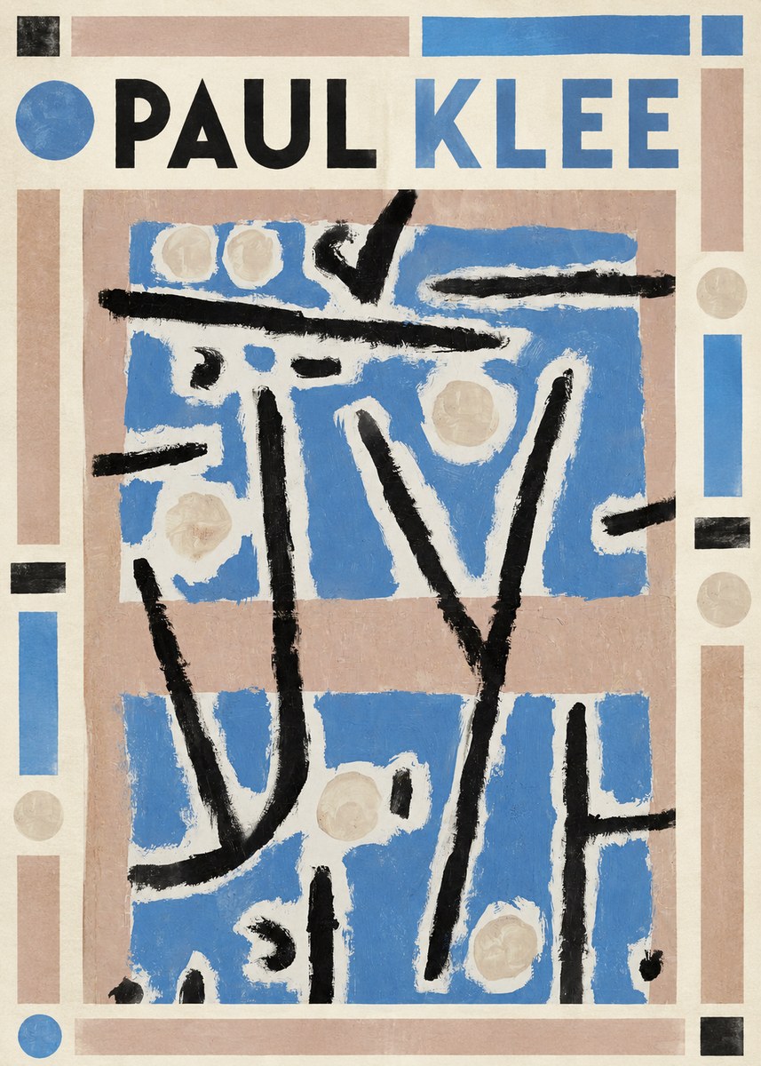 Paul Klee Abstract Geometric Composition No1 - Juliste