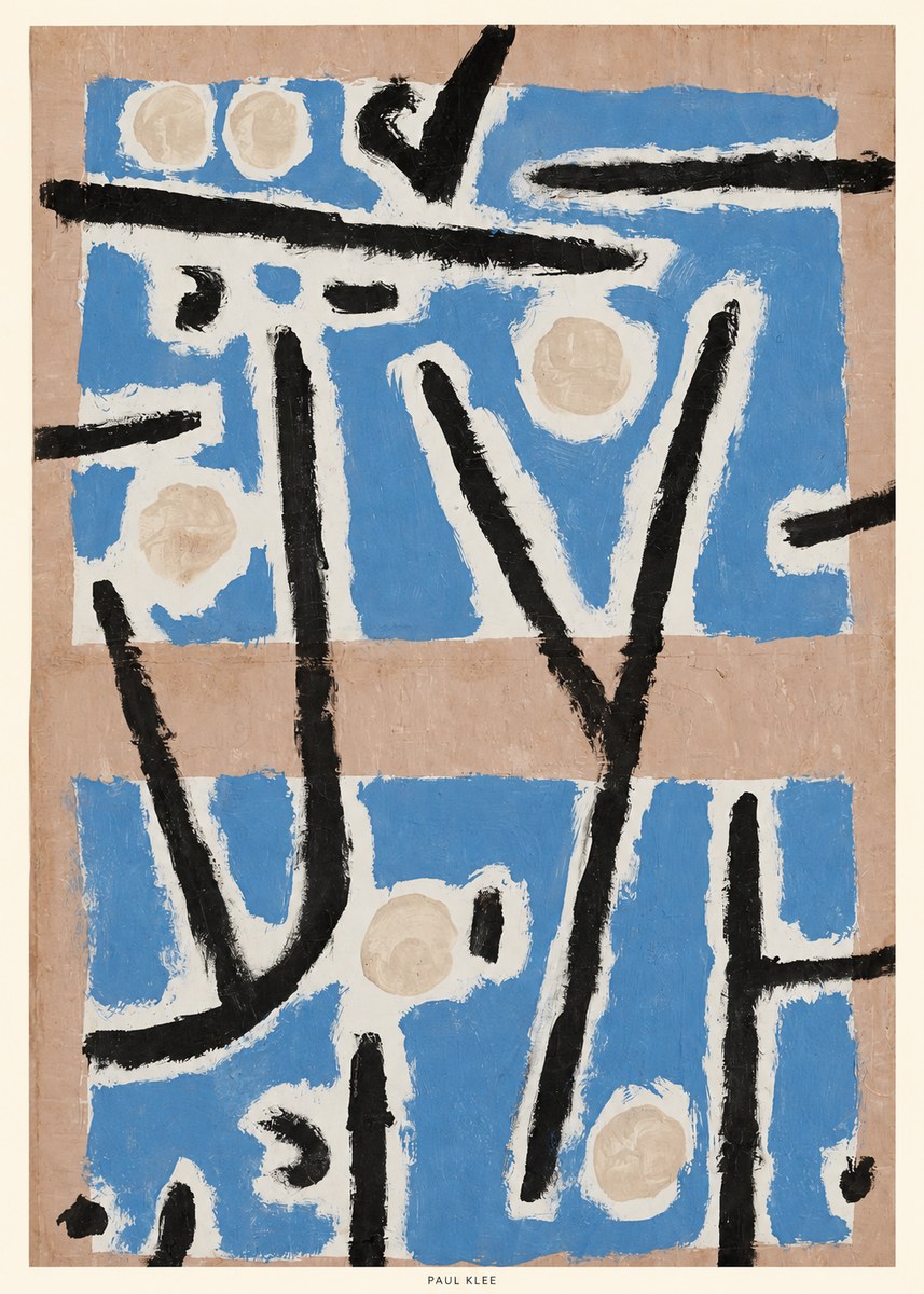 Paul Klee Abstract Geometric Composition No6 - Juliste