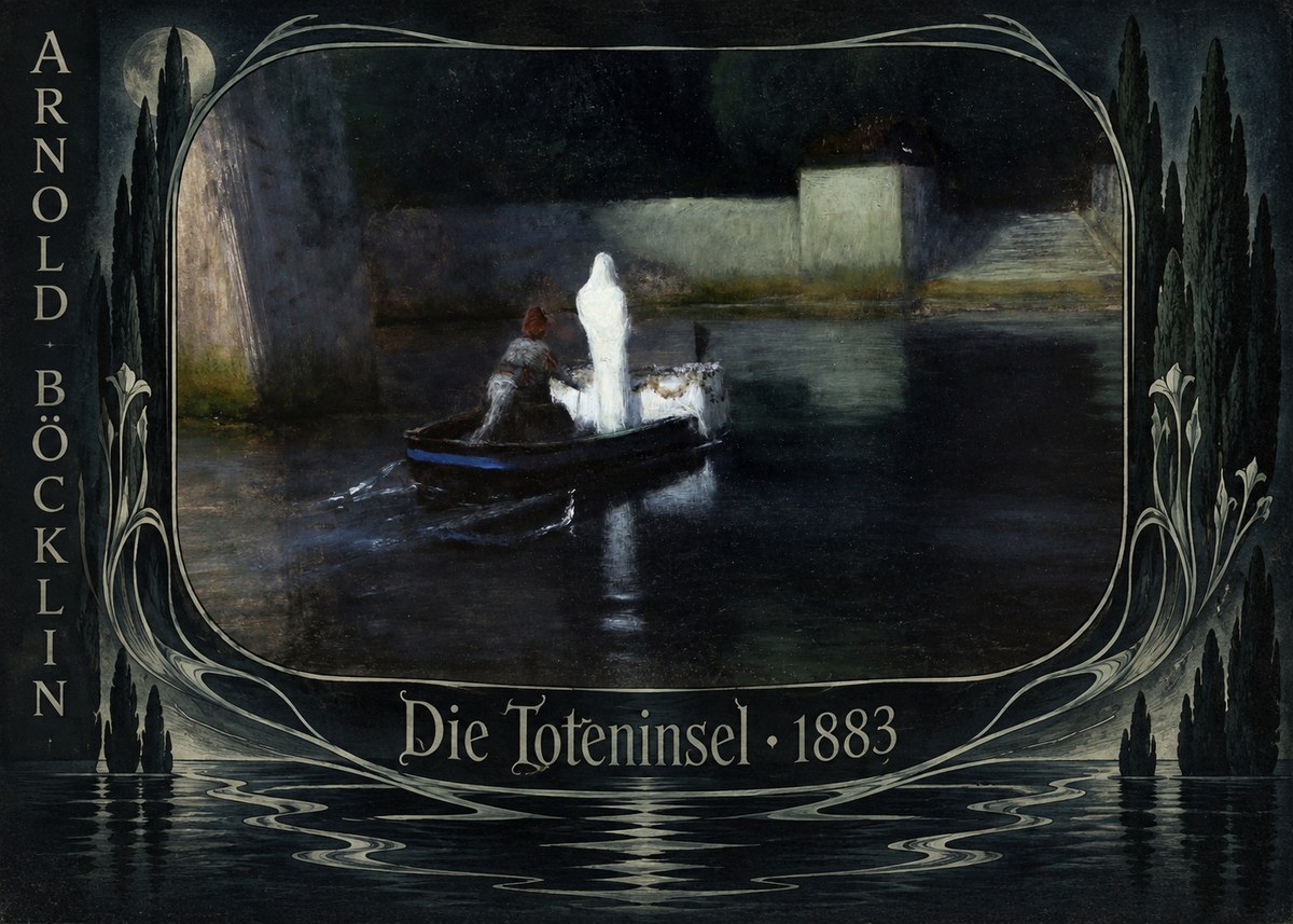 Arnold Böcklin Die Toteninsel III No6 - Juliste