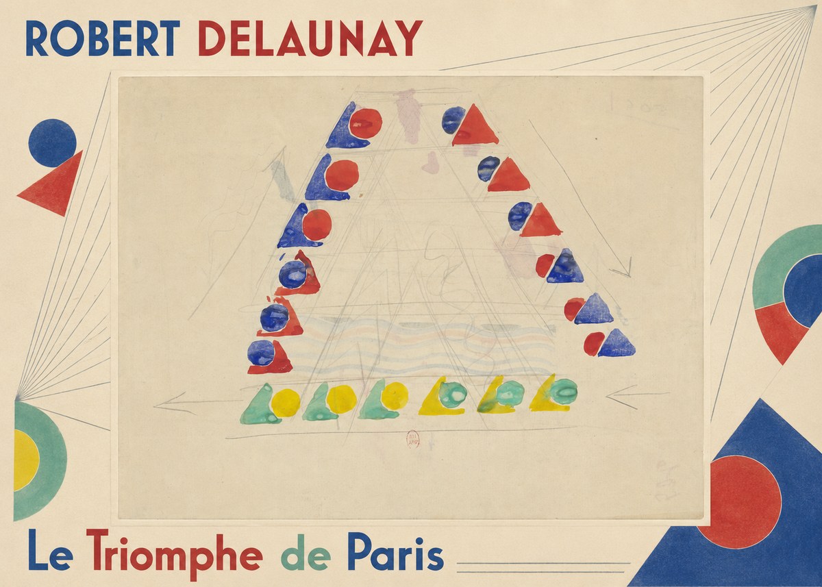 Robert Delaunay Le Triomphe De Paris II No2 - Juliste