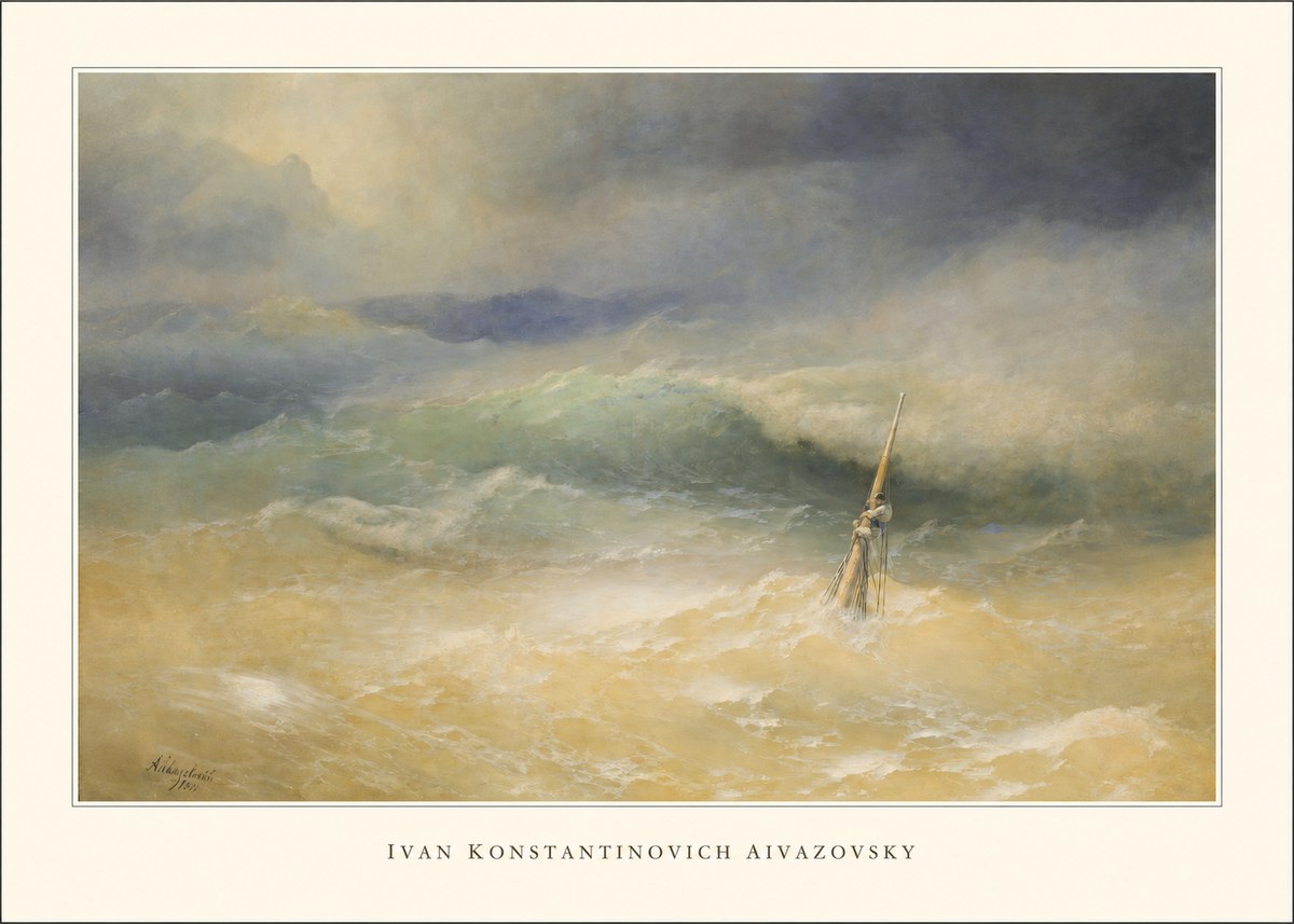 Ivan Konstantinovich Aivazovsky Shipwreck Scene No2 - Juliste