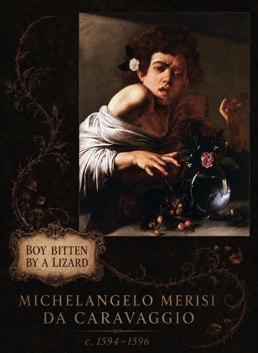 Michelangelo Merisi da Caravaggio Boy Bitten by a Lizard No6 - Juliste