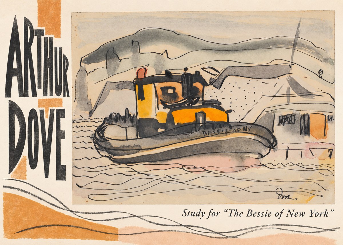 Arthur Dove Study for "the Bessie of New York" No2 - Juliste