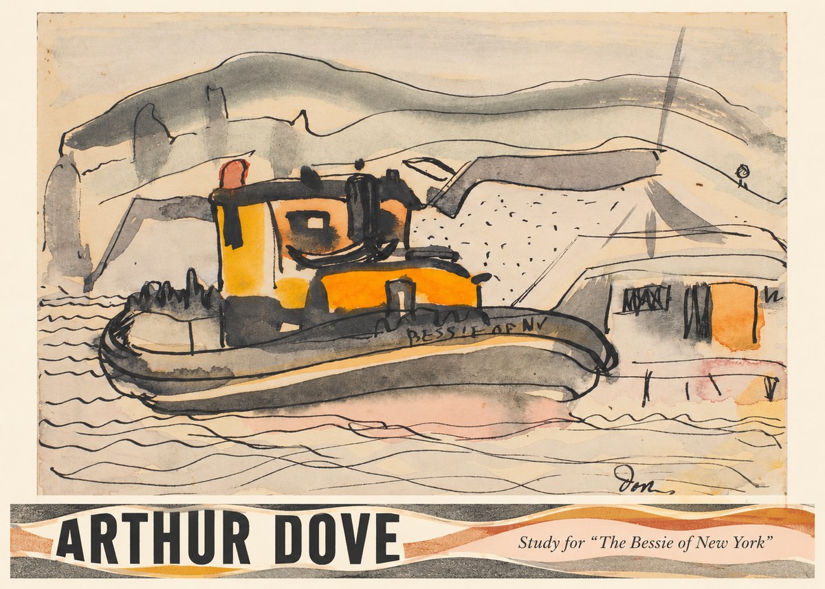 Arthur Dove Study for "the Bessie of New York" No3 - Juliste