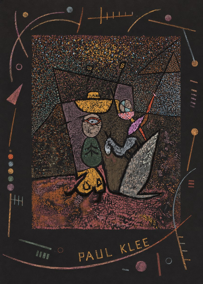 Paul Klee Man, Beast and Plant No4 - Juliste