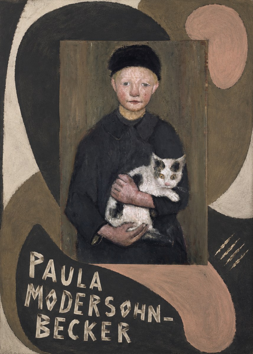 Paula Modersohn-Becker Girl with Cat No6 - Juliste