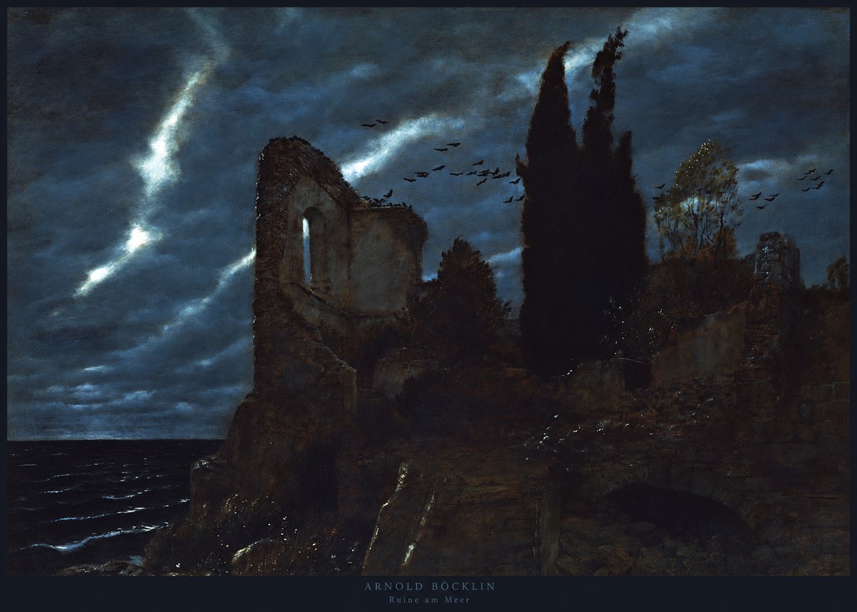 Arnold Böcklin Ruine Am Meer I No2 - Juliste