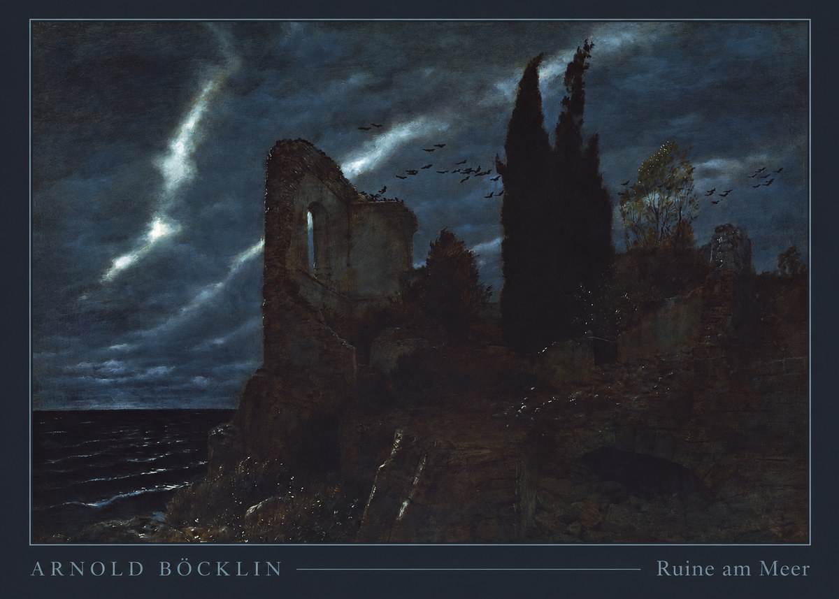 Arnold Böcklin Ruine Am Meer I No3 - Juliste