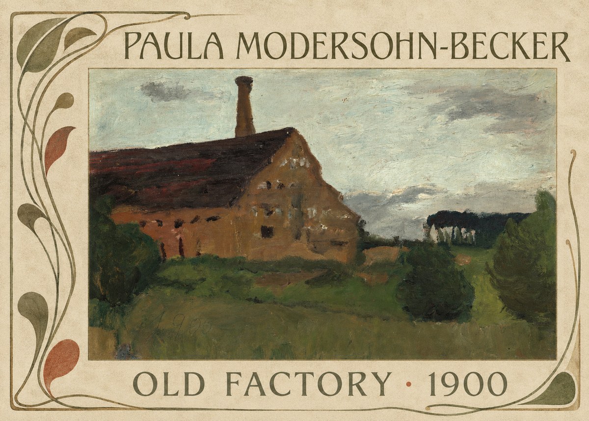 Paula Modersohn-Becker Old Factory No5 - Juliste