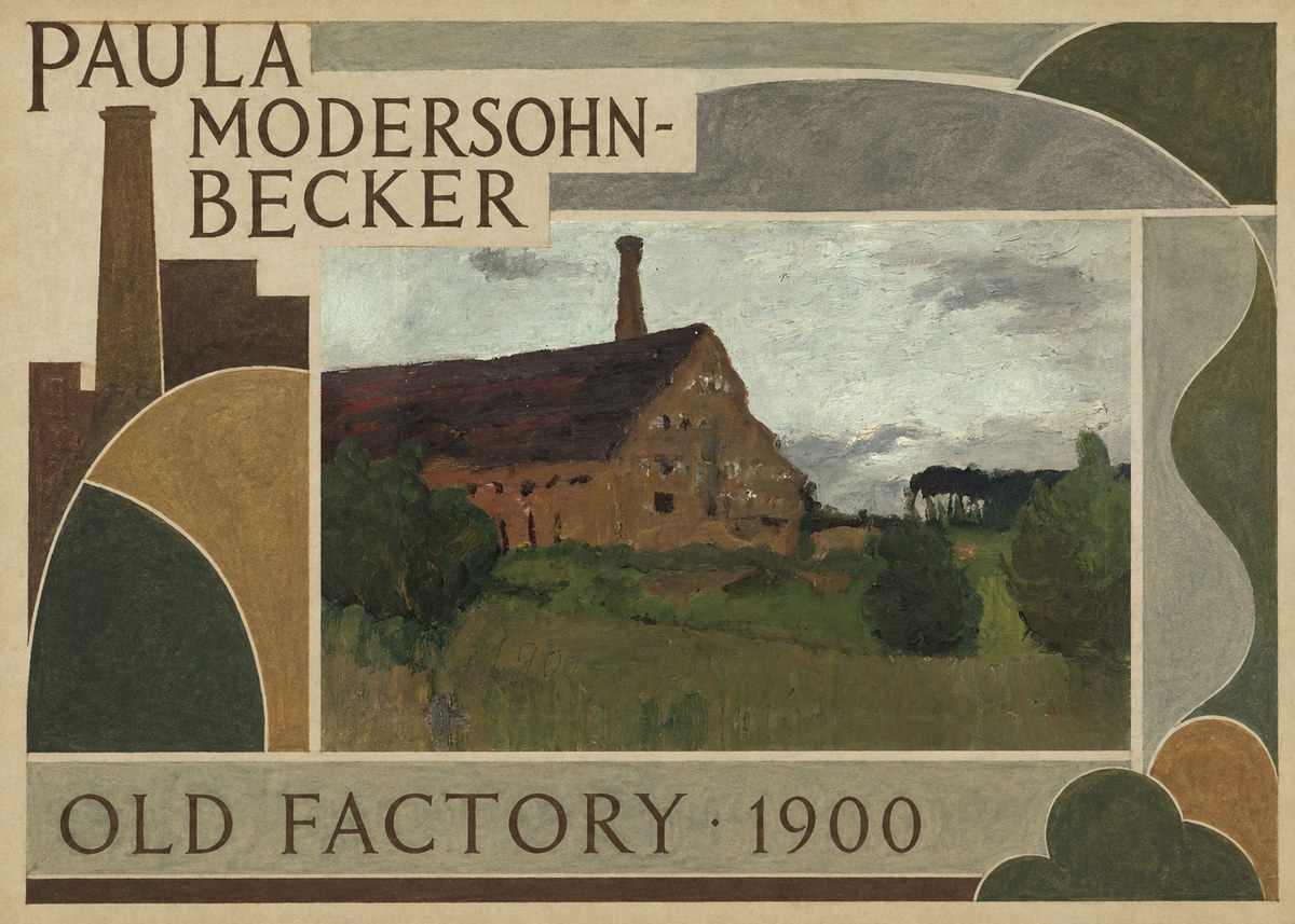 Paula Modersohn-Becker Old Factory No6 - Juliste