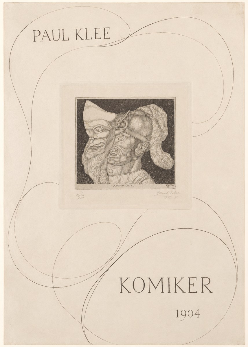 Paul Klee Komiker No3 - Juliste