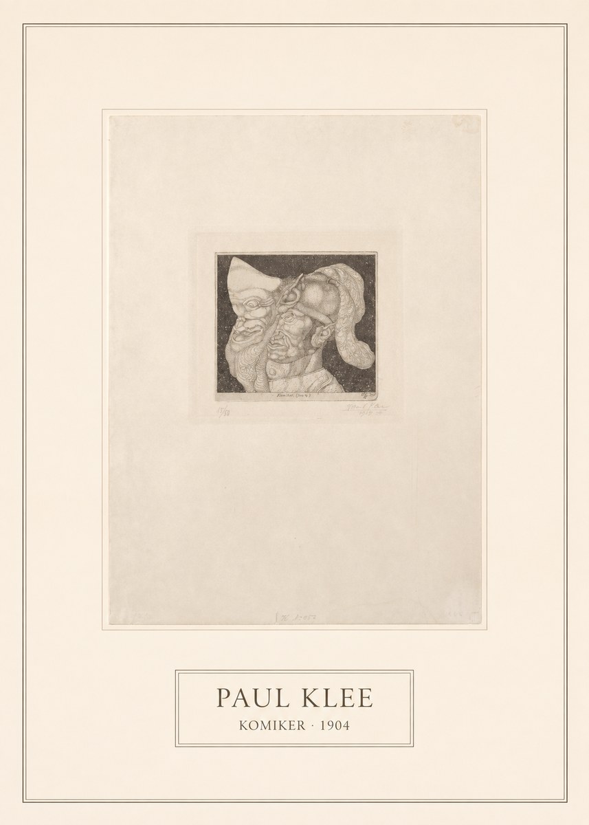 Paul Klee Komiker No5 - Juliste