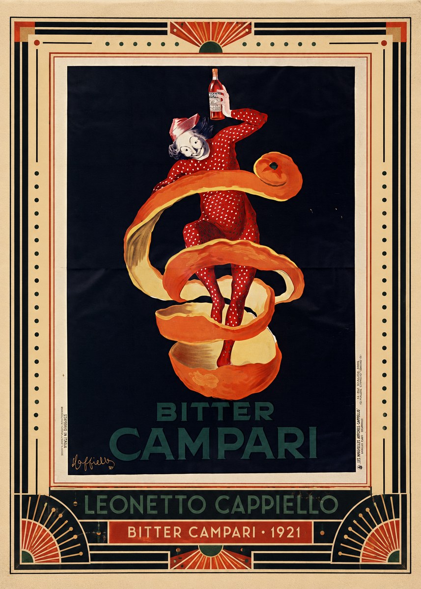Leonetto Cappiello Bitter Campari I No3 - Juliste