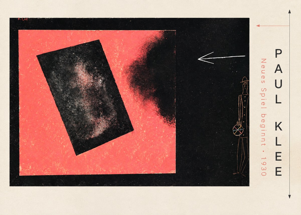 Paul Klee Neues Spiel Beginnt No2 - Juliste