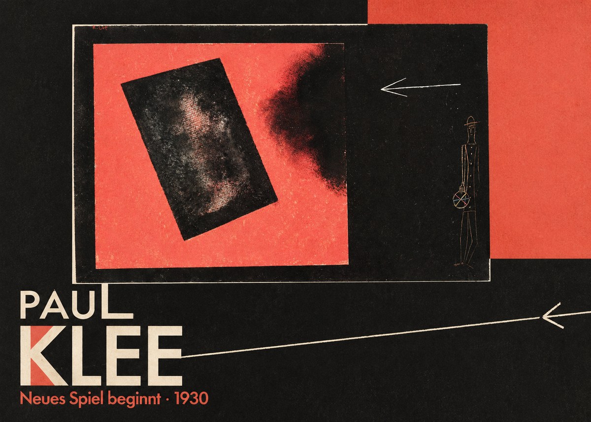 Paul Klee Neues Spiel Beginnt No6 - Juliste