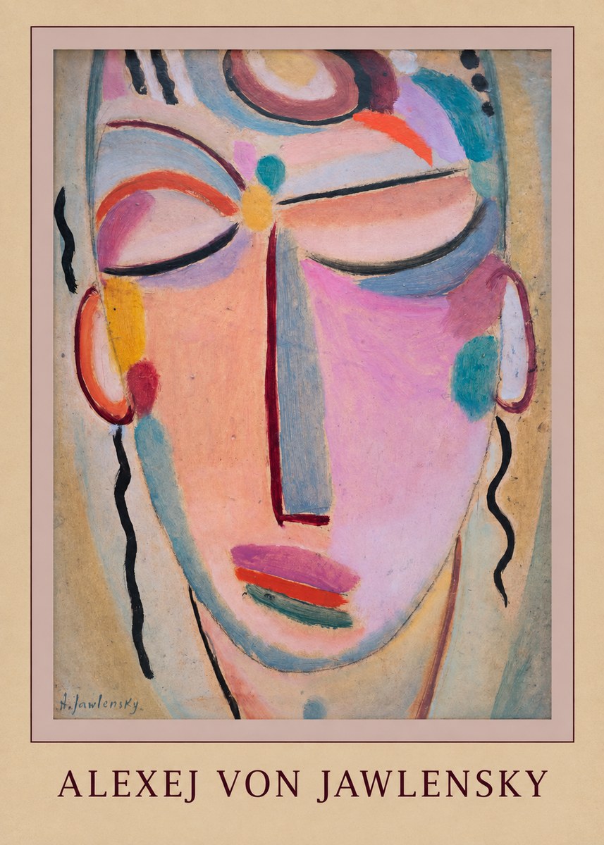 Alexej von Jawlensky Mystic Head No4 - Juliste