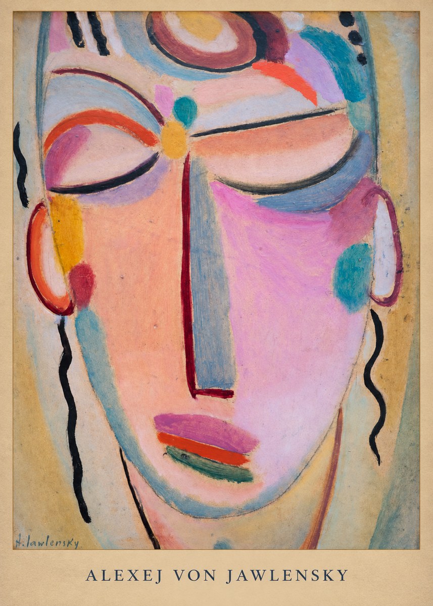 Alexej von Jawlensky Mystic Head No6 - Juliste