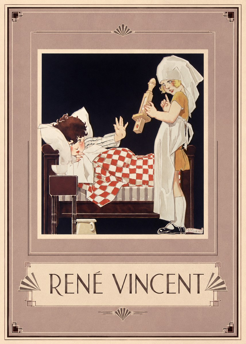 René Vincent The Little Patient No1 - Juliste