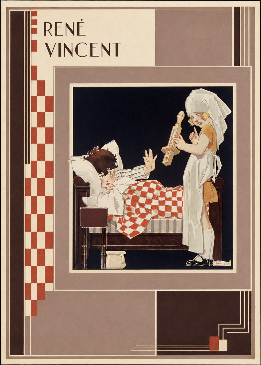 René Vincent The Little Patient No4 - Juliste