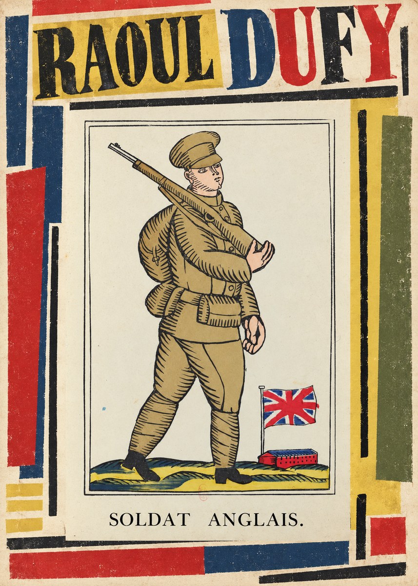 Raoul Dufy Soldat Anglais. No3 - Juliste
