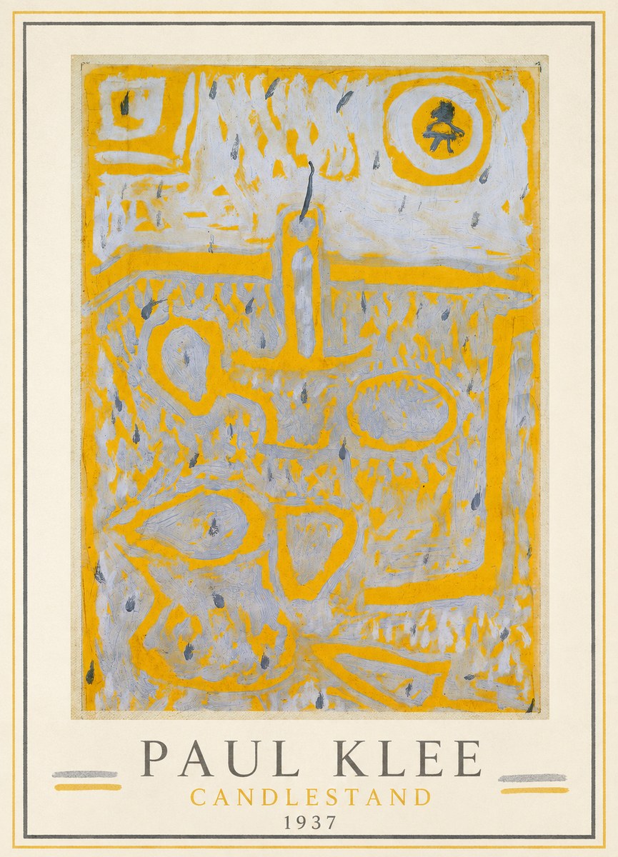 Paul Klee Candlestand No1 - Juliste