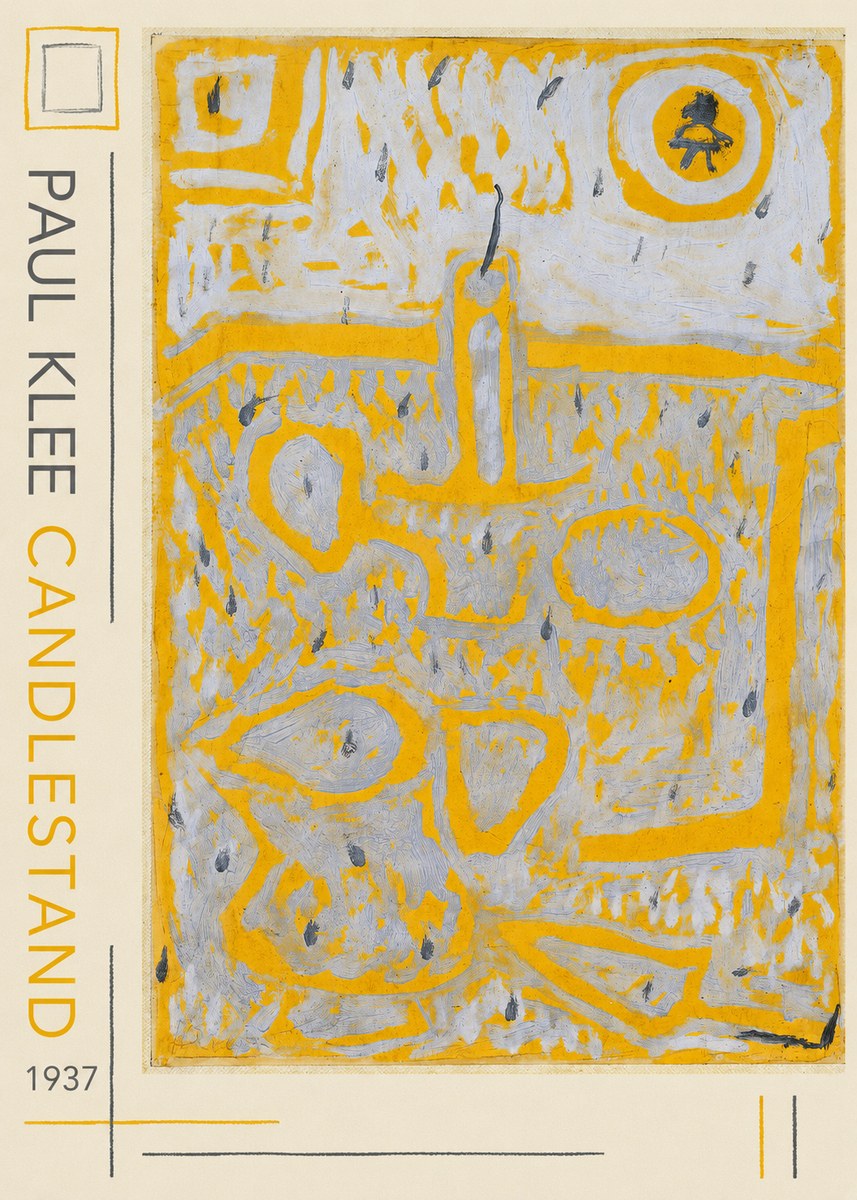 Paul Klee Candlestand No2 - Juliste