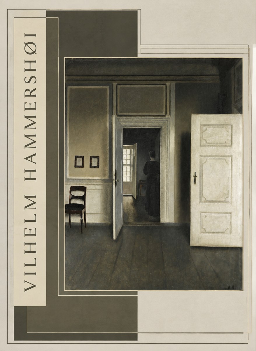 Vilhelm Hammershøi Interior, Strandgade 30 I No2 - Juliste