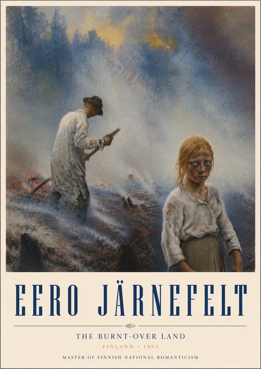 Eero Järnefelt The Burnt-over Land No6 - Juliste