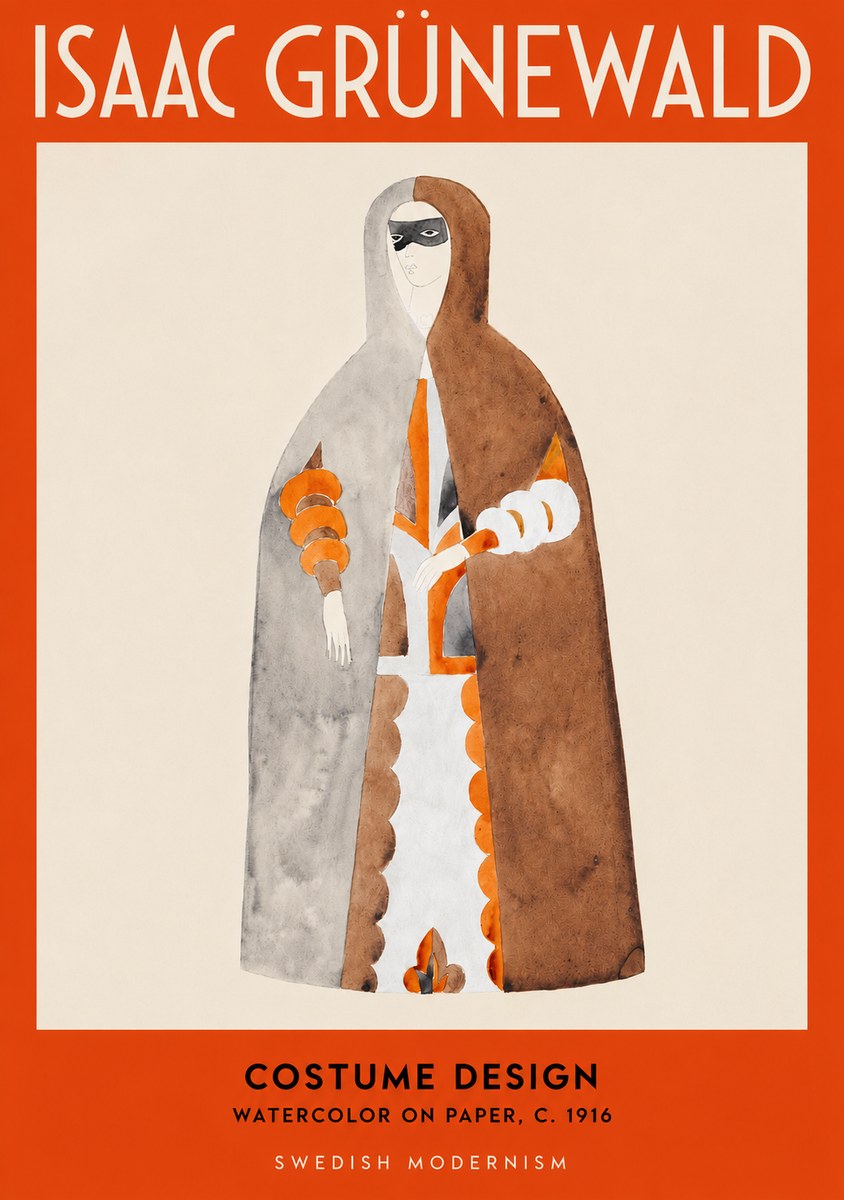 Isaac Grünewald Costume Design VI No2 - Juliste
