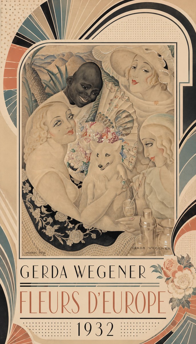 Gerda Wegener Fleurs D'europe No5 - Juliste