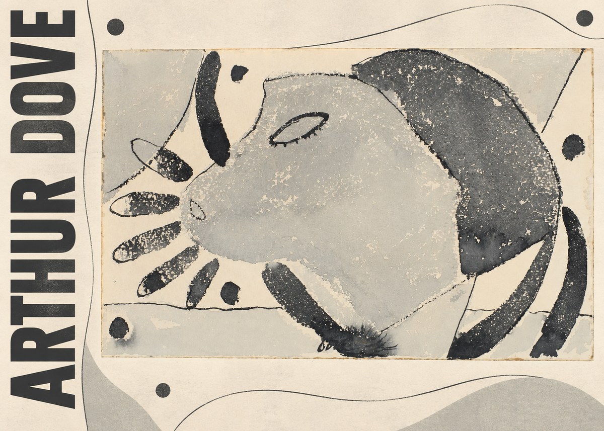 Arthur Dove Head No2 - Juliste