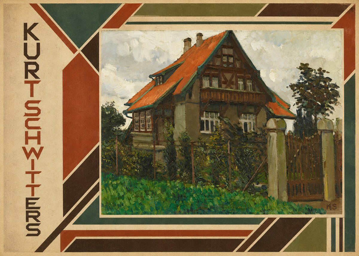 Kurt Schwitters The House on Berggasse No2 - Juliste