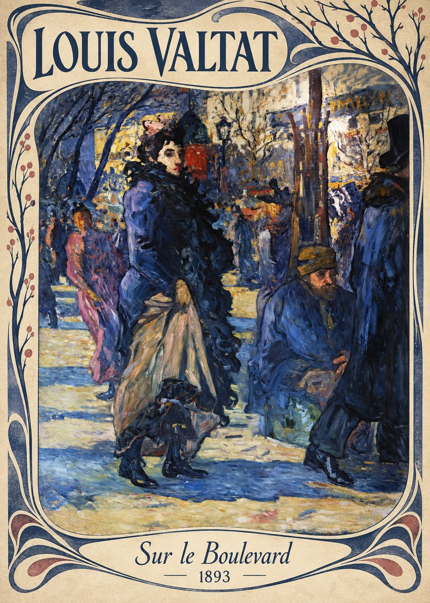 Louis Valtat Sur Le Boulevard No4 - Juliste