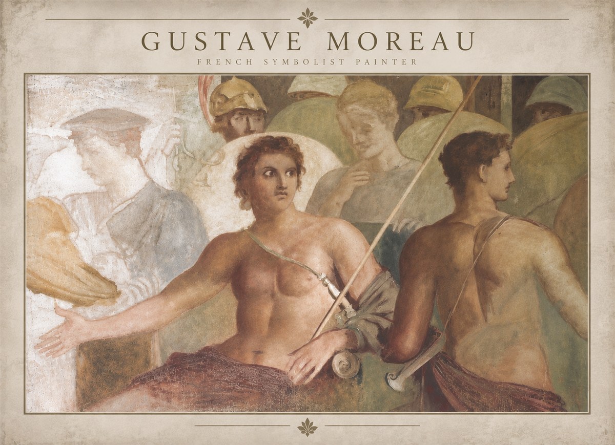Gustave Moreau Les Prétendants No4 - Juliste