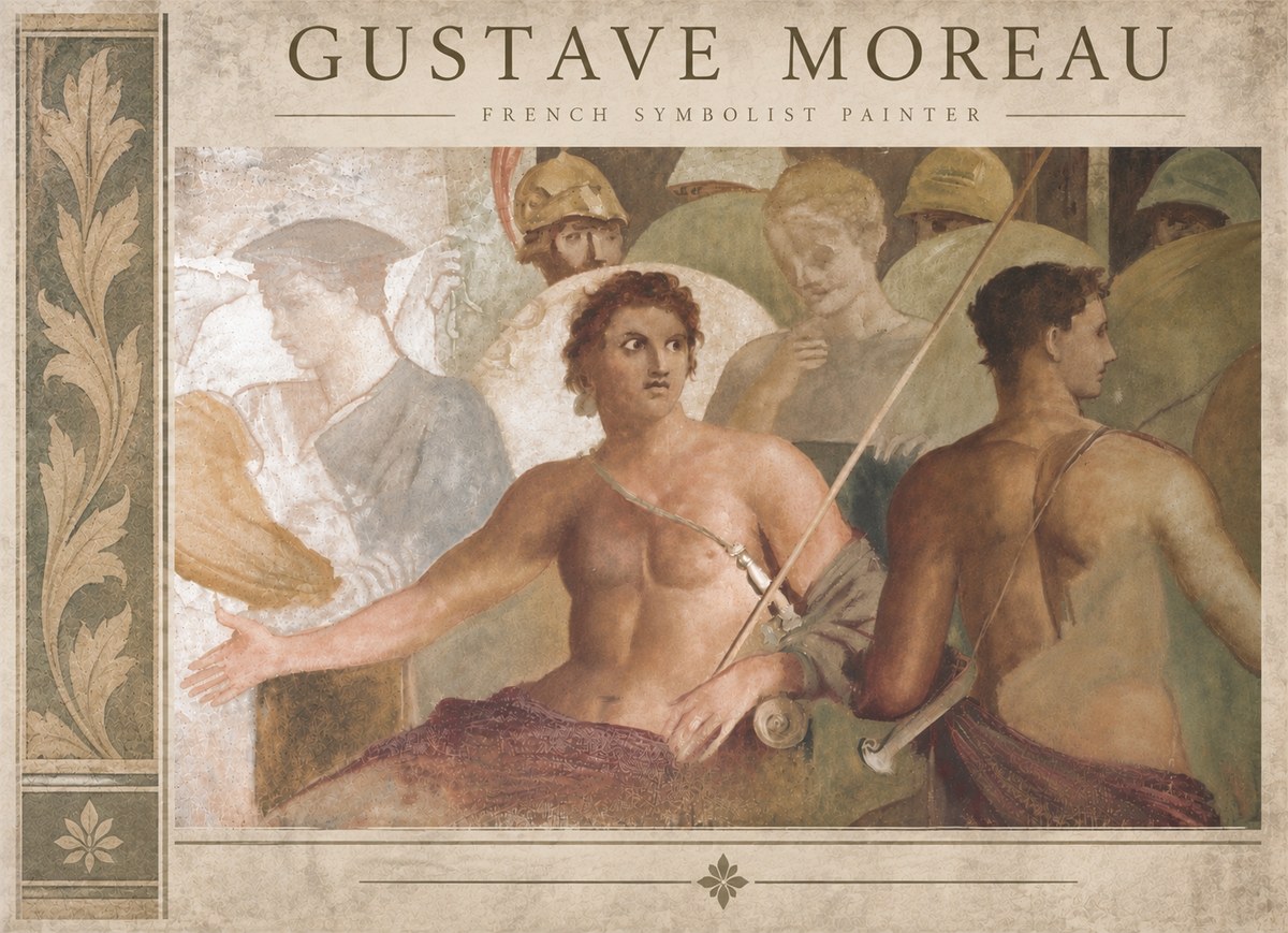 Gustave Moreau Les Prétendants No6 - Juliste