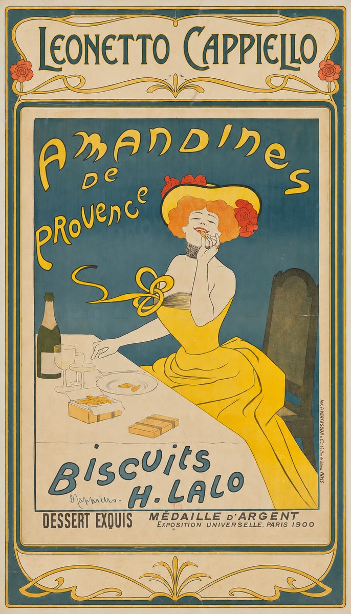 Leonetto Cappiello Amandines De Provence Biscuits H. Lalo II No1 - Juliste