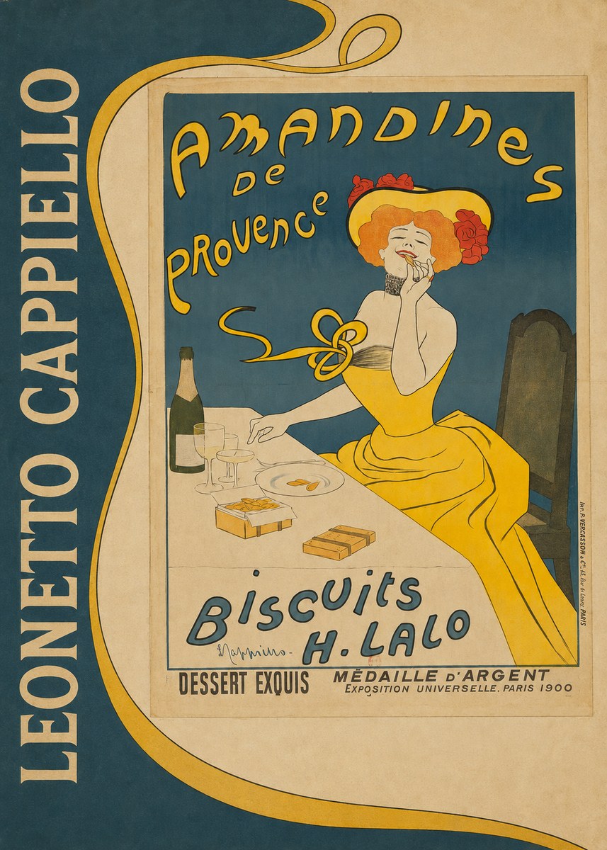 Leonetto Cappiello Amandines De Provence Biscuits H. Lalo II No2 - Juliste