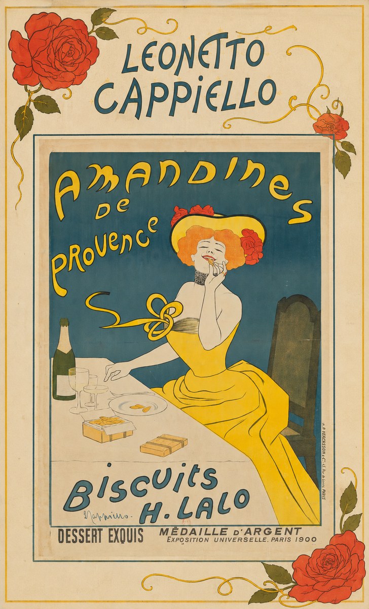 Leonetto Cappiello Amandines De Provence Biscuits H. Lalo II No5 - Juliste