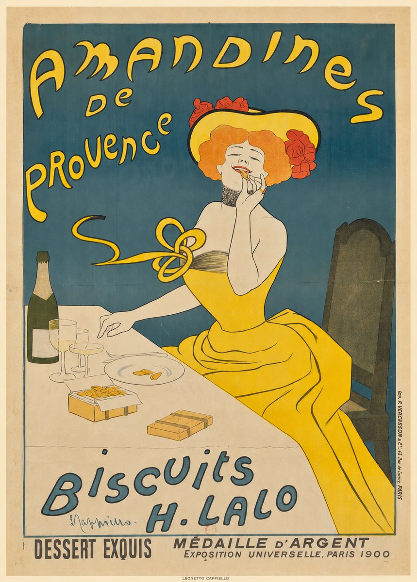 Leonetto Cappiello Amandines De Provence Biscuits H. Lalo II No6 - Juliste