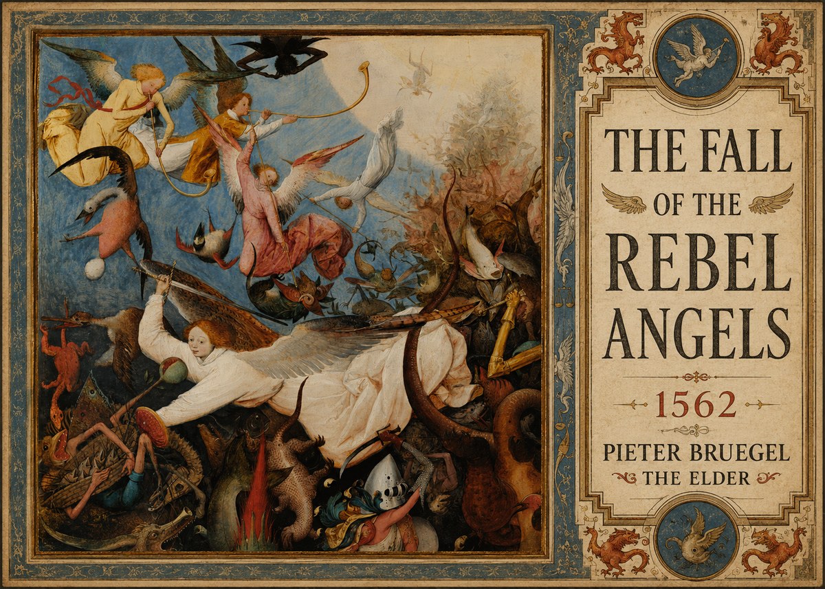 Pieter Bruegel The Fall of the Rebel Angels II No3 - Juliste