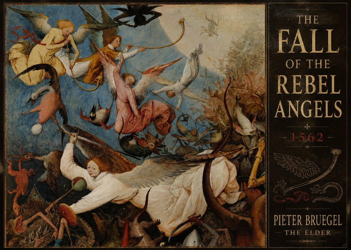 Pieter Bruegel The Fall of the Rebel Angels II No5 - Juliste