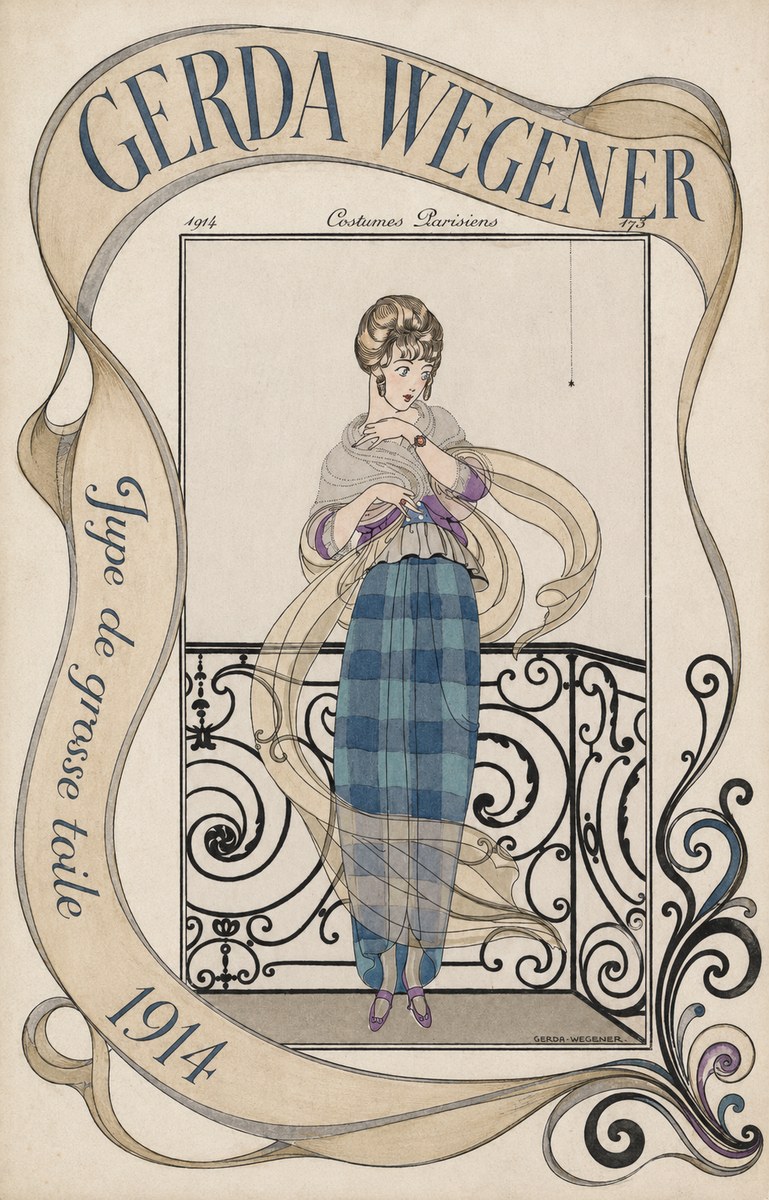 Gerda Wegener Jupe De Grosse Toile No5 - Juliste