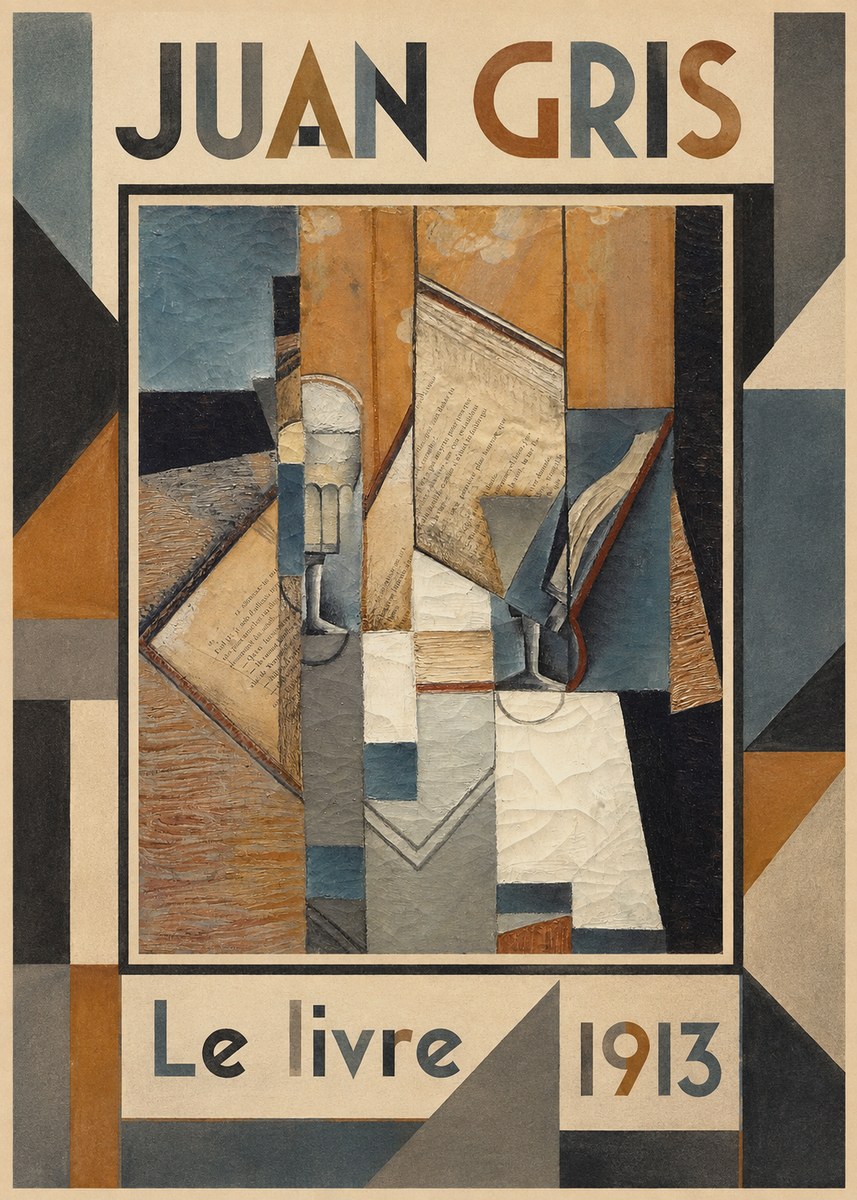 Juan Gris Le Livre No4 - Juliste