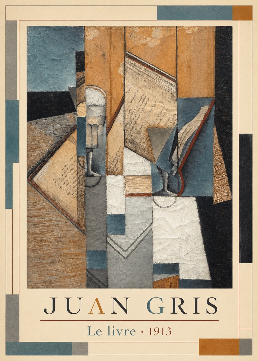 Juan Gris Le Livre No6 - Juliste