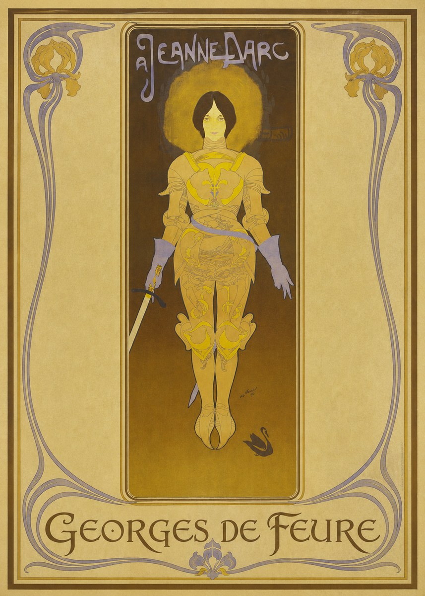 Georges de Feure À Jeanne D'arc No1 - Juliste