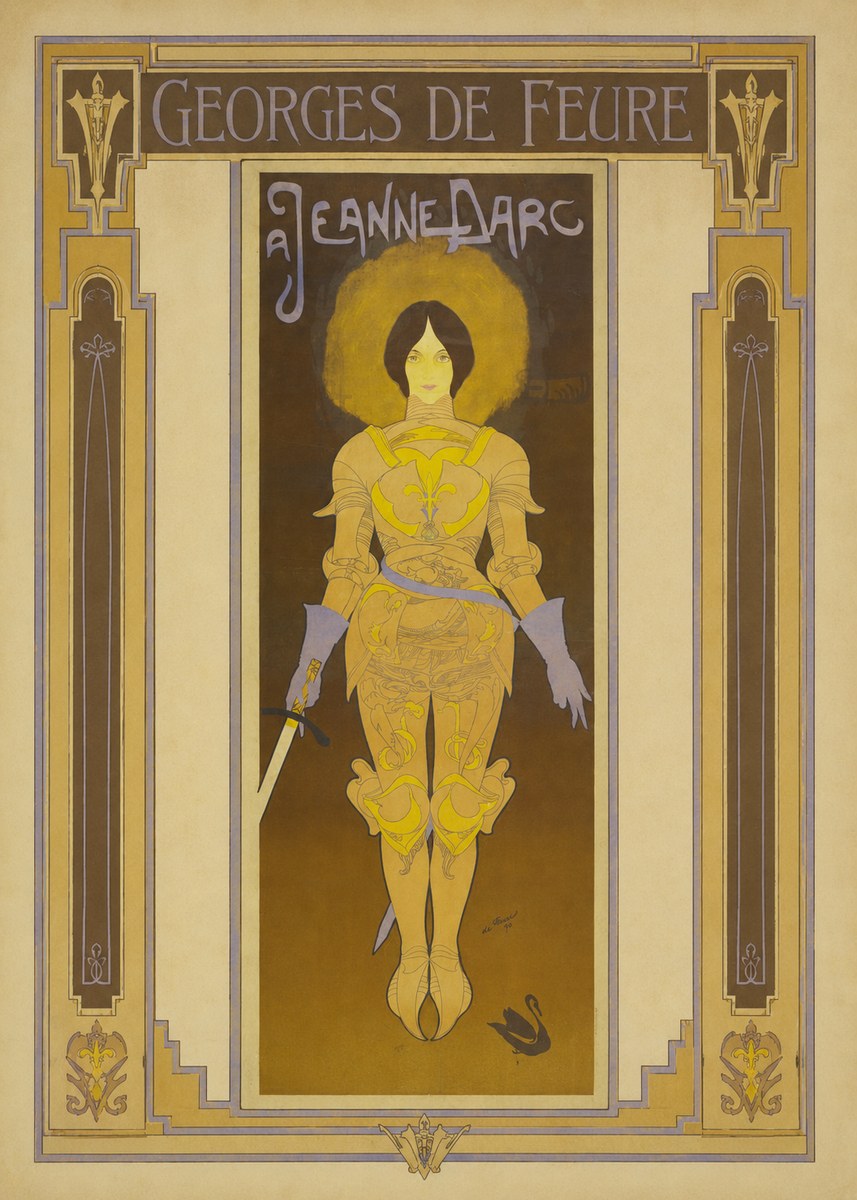 Georges de Feure À Jeanne D'arc No3 - Juliste