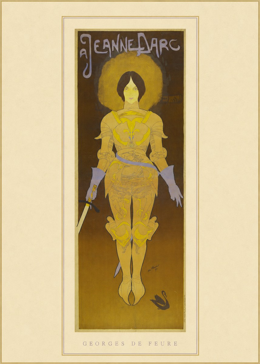 Georges de Feure À Jeanne D'arc No4 - Juliste