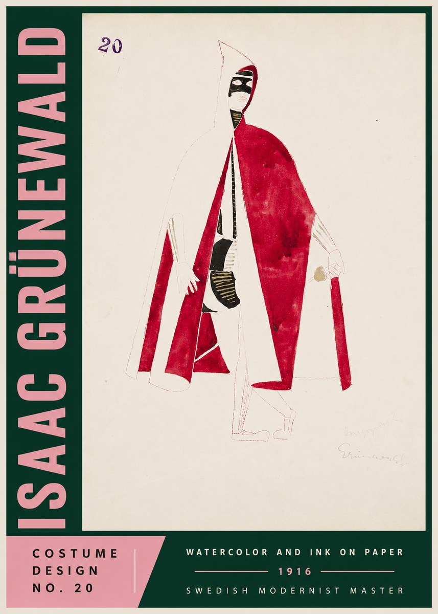 Isaac Grünewald Costume Design No. 20 No4 - Juliste