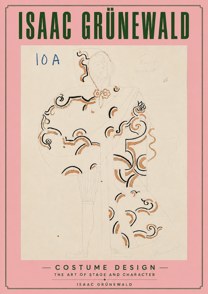 Isaac Grünewald Costume Design VIII No5 - Juliste