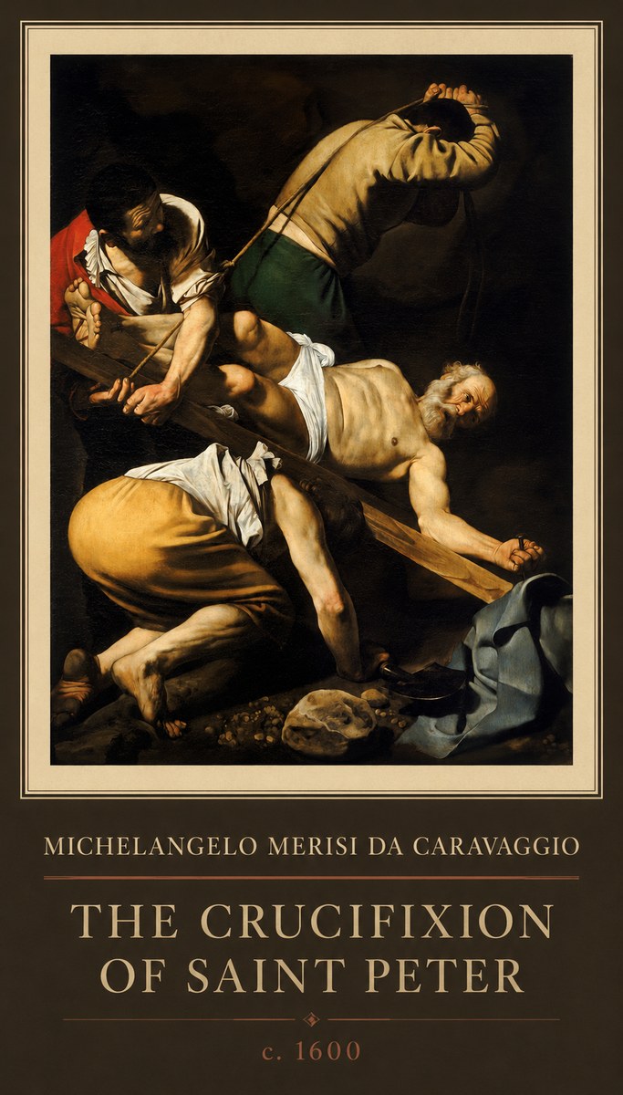 Michelangelo Merisi da Caravaggio The Crucifixion of Saint Peter II No1 - Juliste